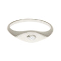 Minimalist Evil Eye Ring