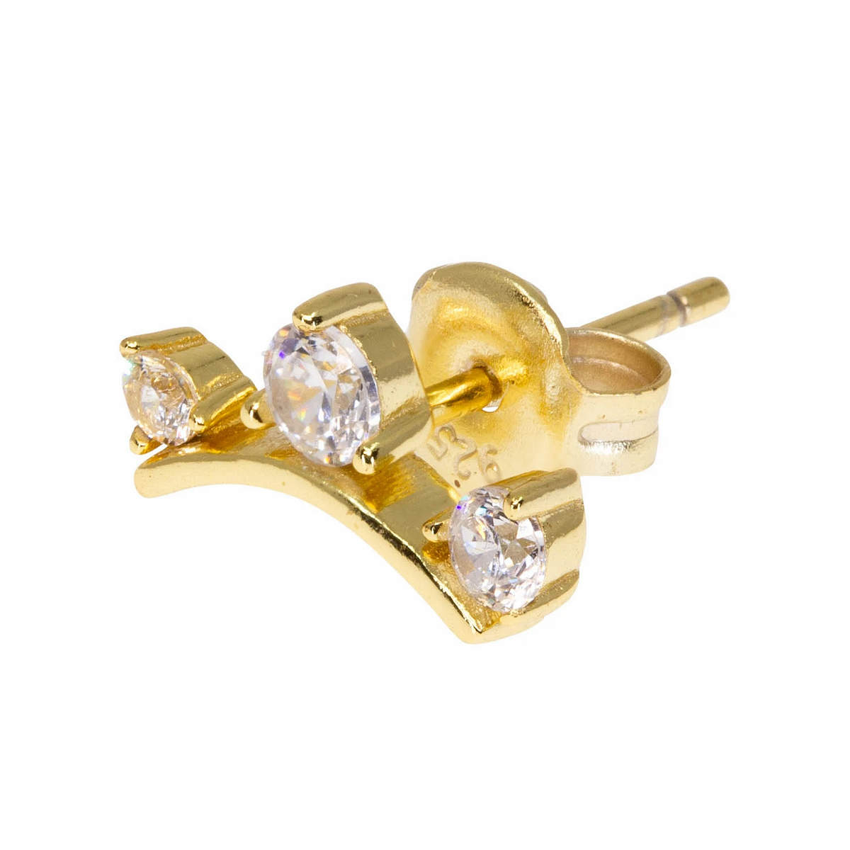 Tiny Tiara Single Stud
