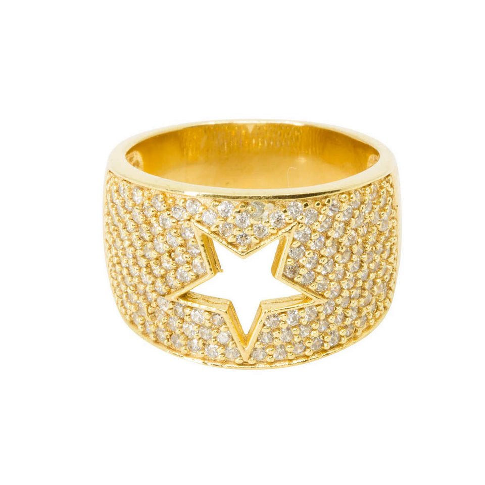 (Not So) Lonely Gold Star Ring