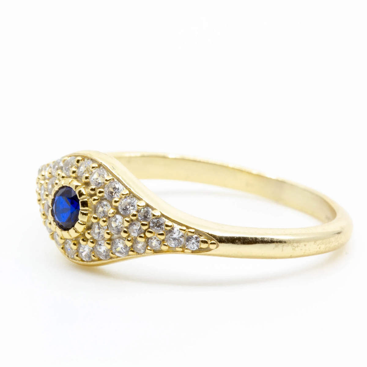 Sapphire Evil Eye Ring