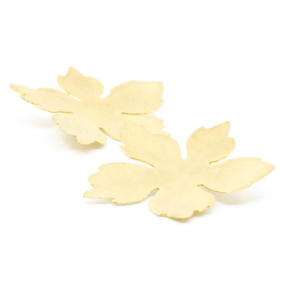 Gold Flower Studs