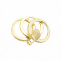 Safety Pin Stack Ring