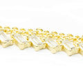 Crystal Bib Necklace in Clear