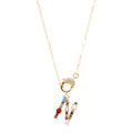 Clasp Letter Necklace