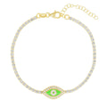 Green Eye Bracelet