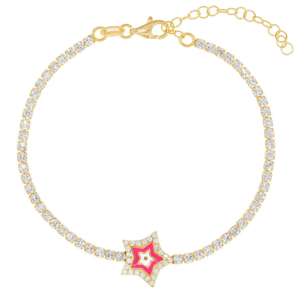 Neon Star Bracelet