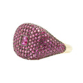 Rounded Crystal Ring