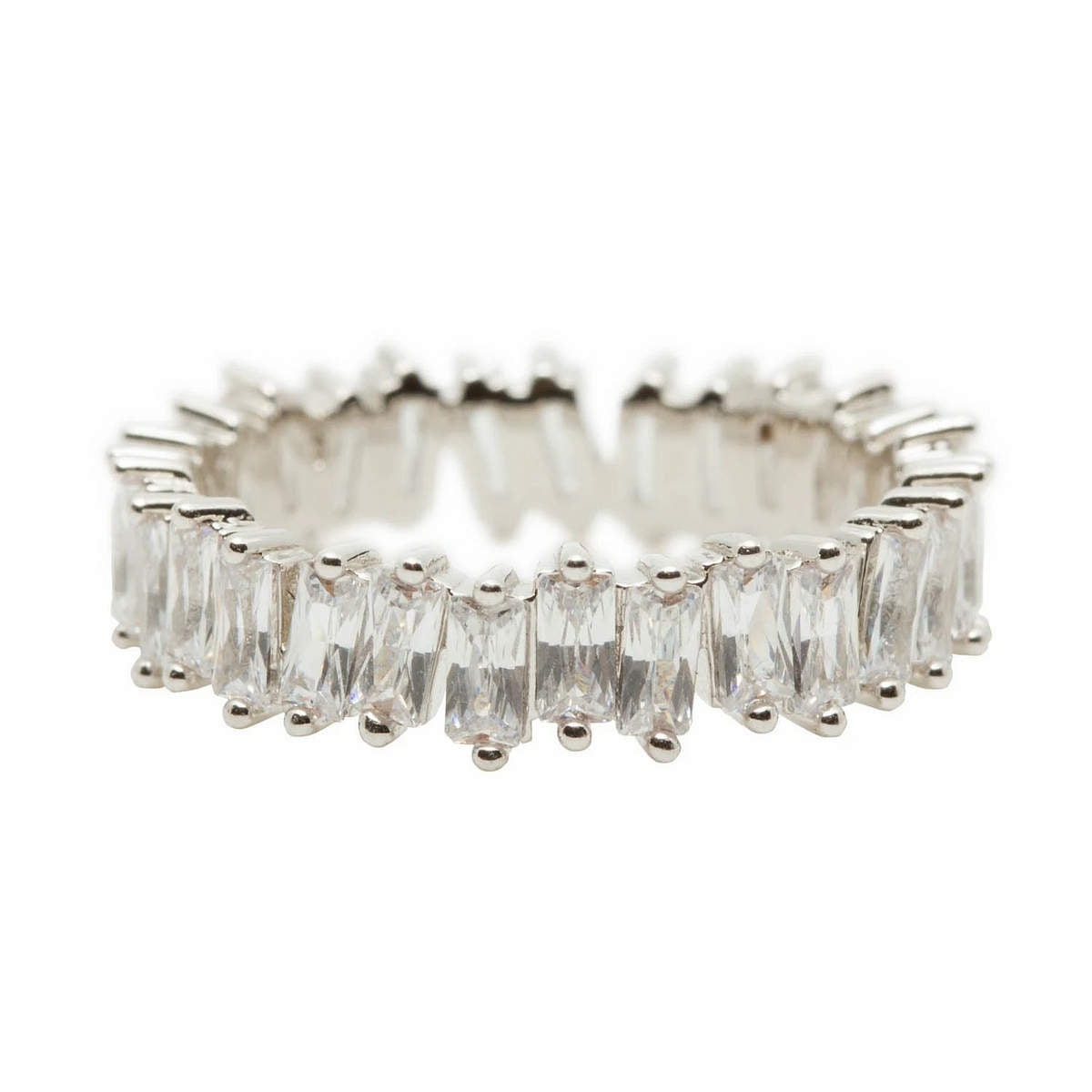Crystal Baguette Ring