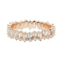 Crystal Baguette Ring