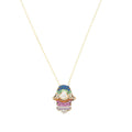 Spectrum Hamsa Necklace