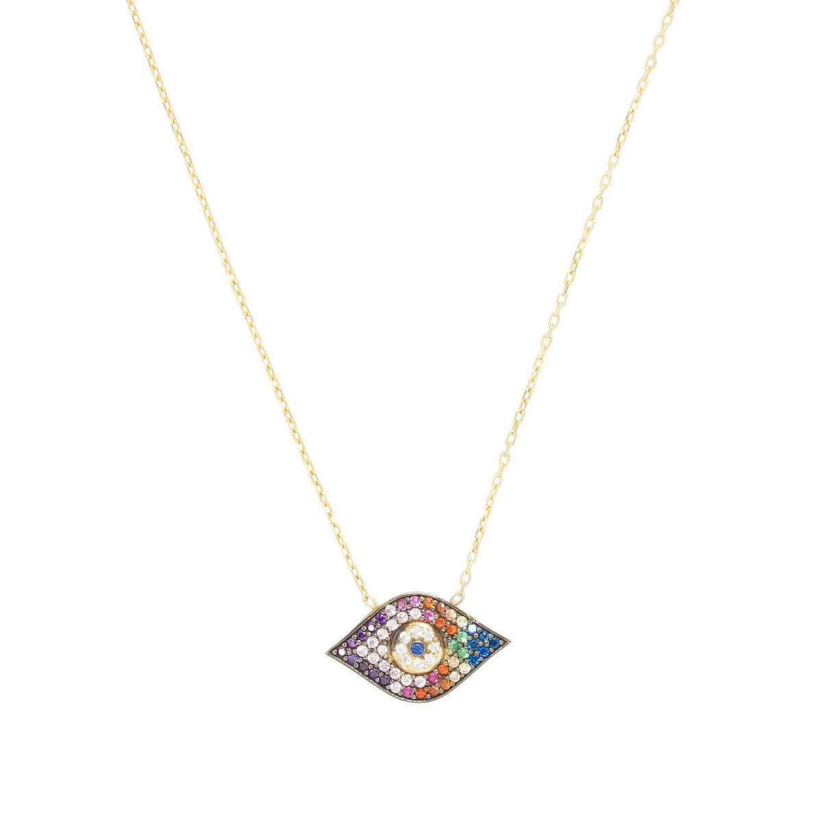 Spectrum Evil Eye Necklace