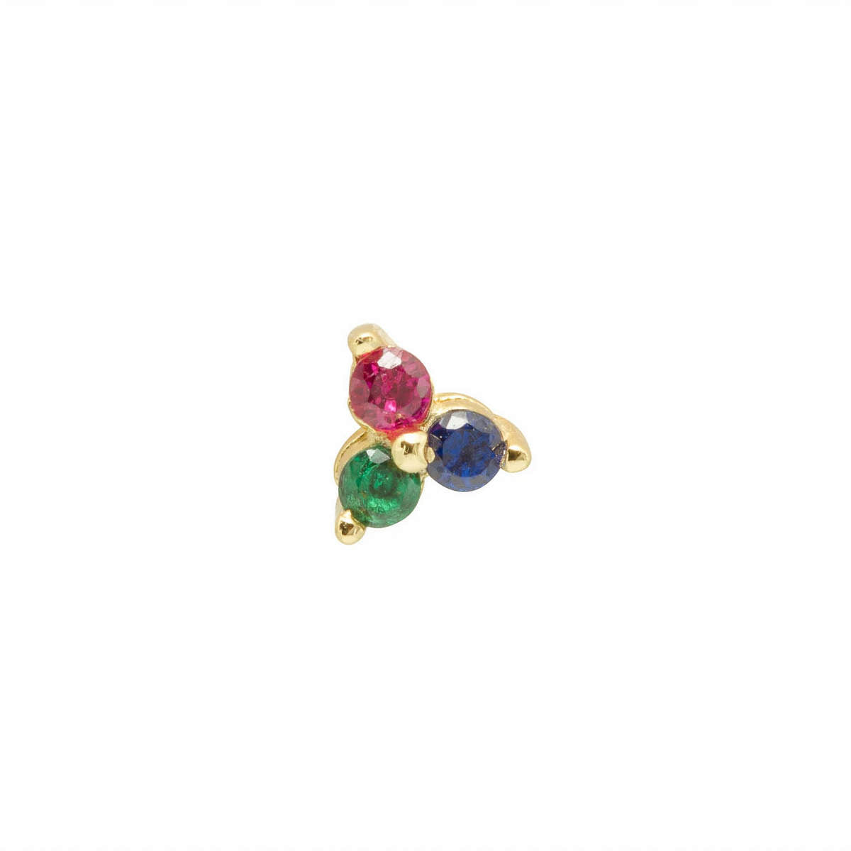Tri-Stone Stud
