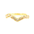 Champagne Zig Zag Ring