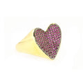 Garnet Love Ring