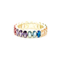 Rainbow Ellipse Ring