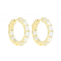 Small Round Clear Hoops