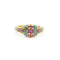Rainbow Signet Ring