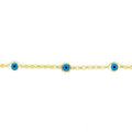 Triple Evil Eye Bracelet