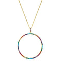 Circular Rainbow Necklace