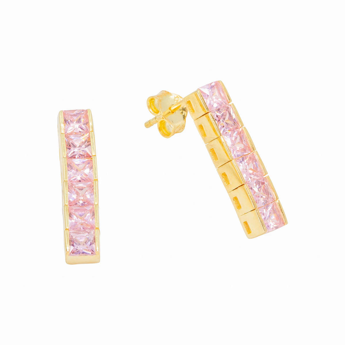 Rose Drop Paired Studs