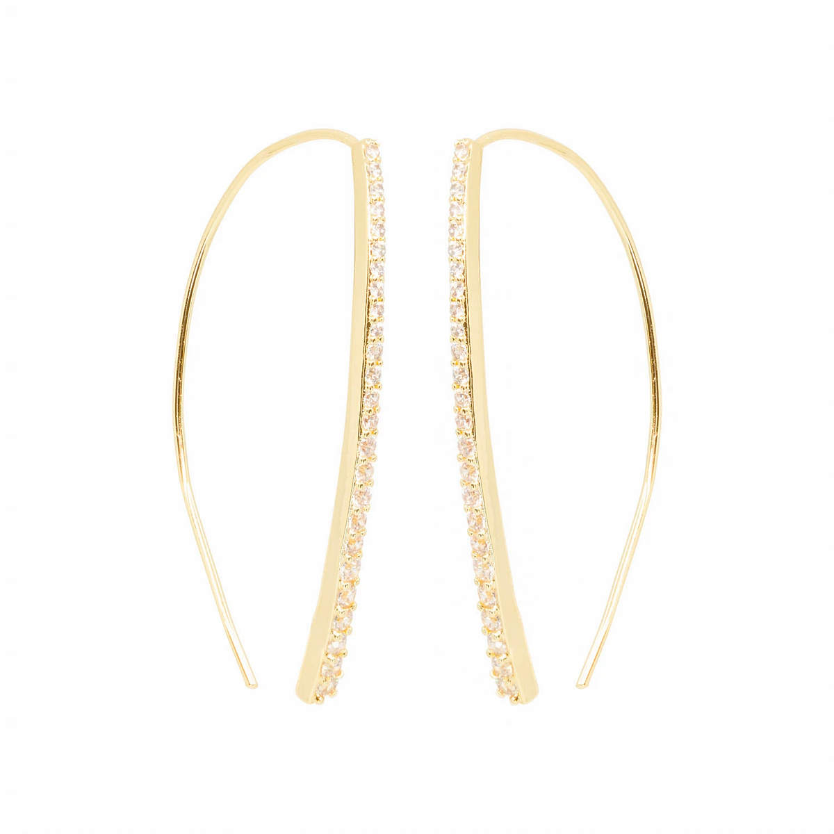 Sliver of Gold Earrings
