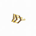 Onyx Chevron Ear Cuff