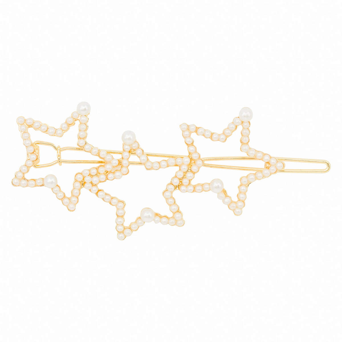 Trio Pearl Star Hairpin