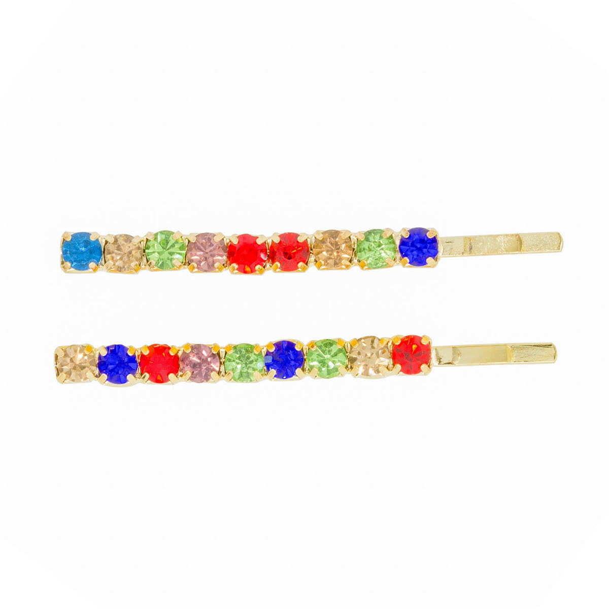 Rainbow Duo Hairpin