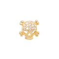 Sparkle Skull Mini Stud