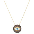Ibiza Evil Eye Disk Necklace