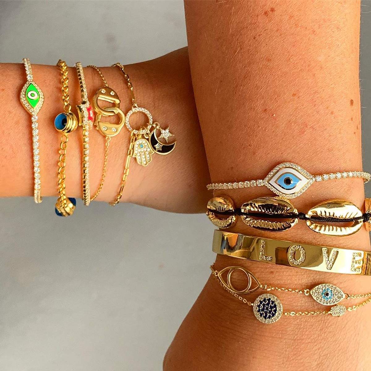 Handcuff & Keylock Bracelet