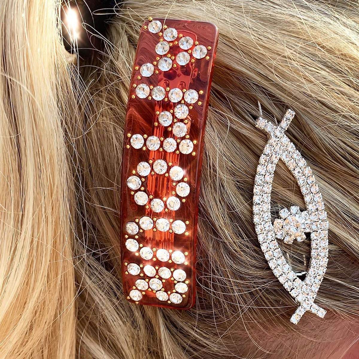 Crystal Evil Eye Hairpin