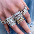 Crystal Baguette Ring