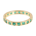 Square Band in Emerald