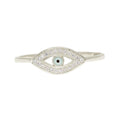 Evil Eye Pave Ring