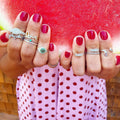 Seeing Green Evil Eye Ring