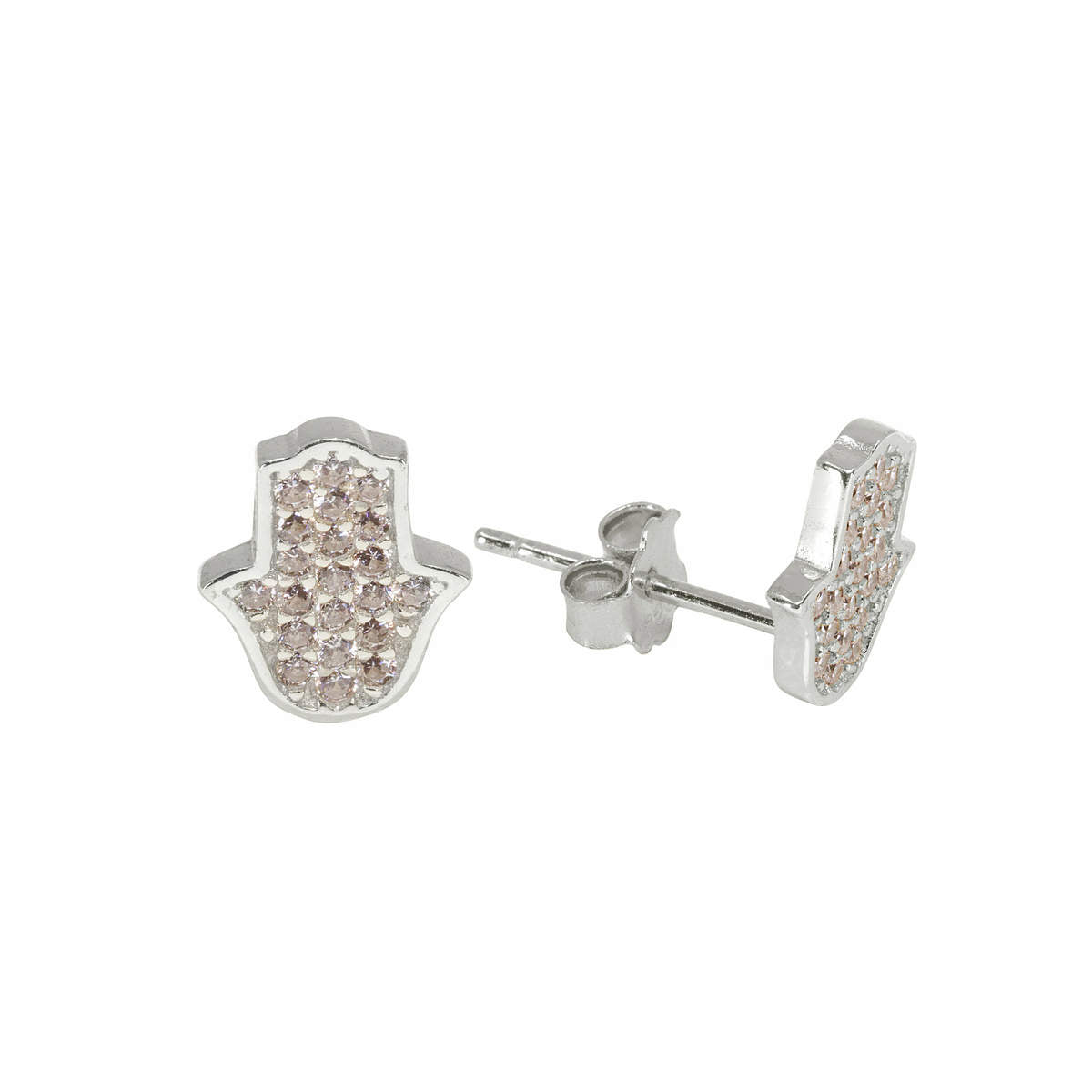 Gold Mini Hamsa Paired Studs