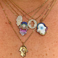 Hamsa Sunrise Necklace