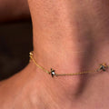 Quatro Star Anklet
