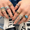 Rainbow Infinity Ring