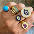 Sweetheart Signet Ring in Pink
