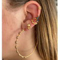 Golden Skull Mini Stud