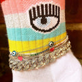 The Daily Diva Crystal Links Anklet