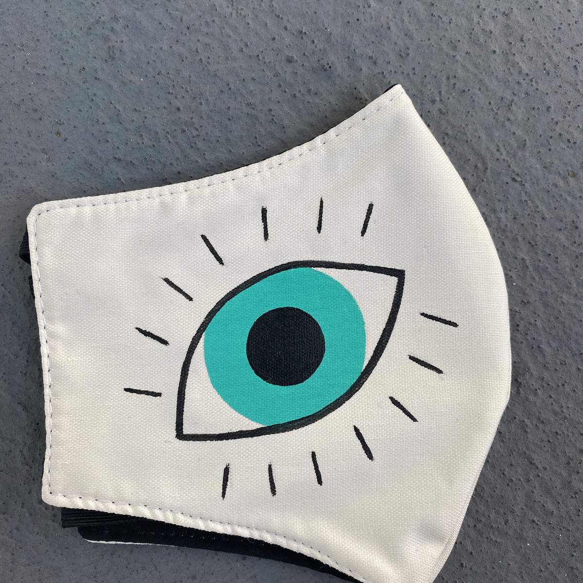 Teal Eye RAGEN Mask