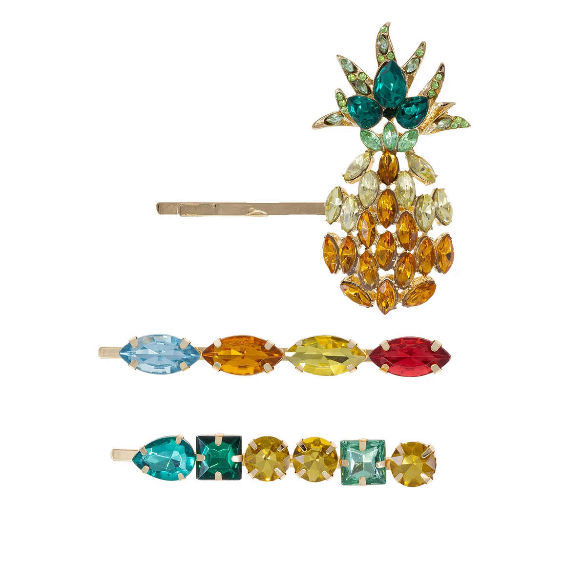 Tropical Punch Trio Hairpins