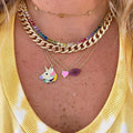 One Love Necklace in Pink