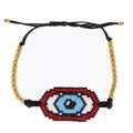 Made You Look Woven Evil Eye Bracelet